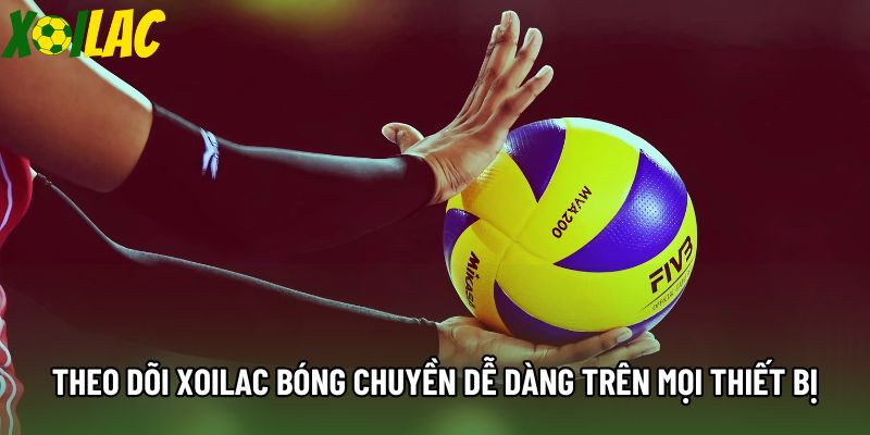 Theo dõi xoilac bóng chuyền dễ dàng trên mọi thiết bị